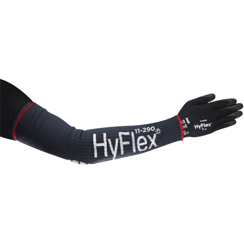 HyFlex&reg; Narrow High Cut Compression Sleeve, 18", Kevlar&reg;/Polyamide/Spandex/Stainless Steel, Blue Waymarc Industries Inc