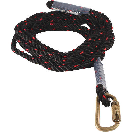 Dynamic Vertical Rope Lifeline with Carabiner Waymarc Industries Inc