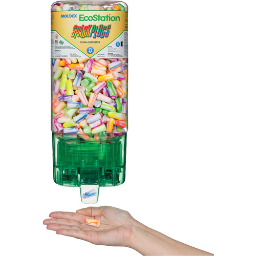 SparkPlugs Earplugs TouchFree EcoStation&reg; Dispenser Starter Kit Waymarc Industries Inc