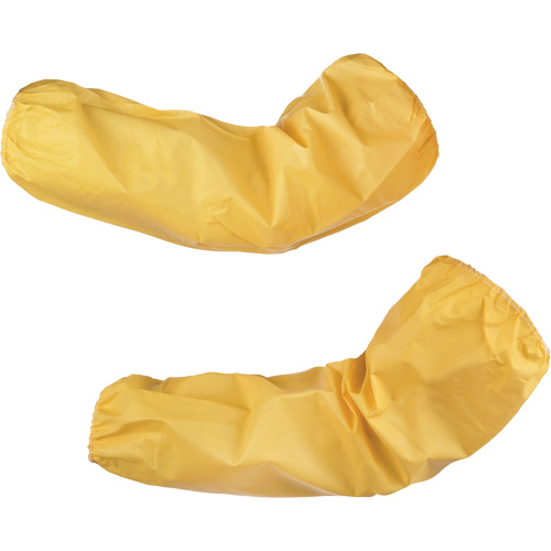 ChemMax 1 Disposable Sleeves, 18" long, Polyethylene/Polypropylene, Yellow Waymarc Industries Inc