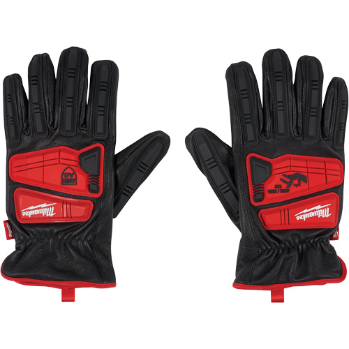 Goatskin Impact Gloves, Small, Grain Leather Palm Waymarc Industries Inc