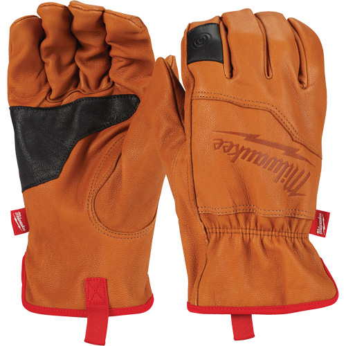 Leather Gloves, Small, Grain Goatskin Palm Waymarc Industries Inc