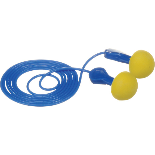 Bouchons d'oreilles rapides de style capsule E-A-R, Avec cordon, Vrac - Sachet coussin, 25 dB NRR, Taille unique Waymarc Industries Inc