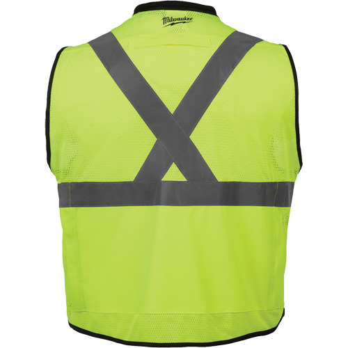Performance Safety Vest, High Visibility Lime-Yellow, 4X-Large/5X-Large Waymarc Industries Inc