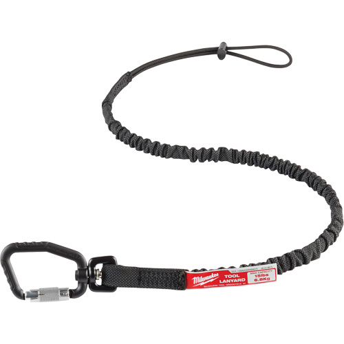 Longe verrouillable pour outils, Tendeur, Mousqueton/boucle Waymarc Industries Inc