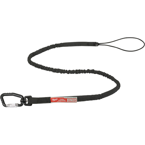 Extended Reach Locking Tool Lanyard, Bungee, Carabiner/Loop Waymarc Industries Inc