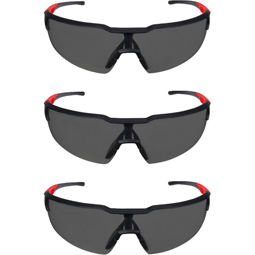 Safety Glasses, Smoke Lens, Anti-Scratch, ANSI Z87+/Meets/Exceeds CSA Z94.3 Waymarc Industries Inc