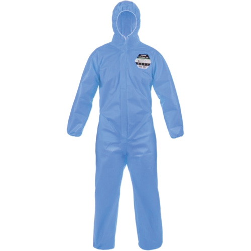 Safegard GP Coveralls, Medium, Blue, SMMS Waymarc Industries Inc