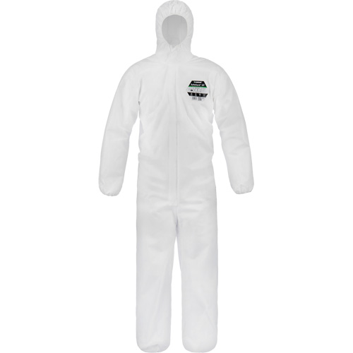 Safegard GP Coveralls, Medium, White, SMMS Waymarc Industries Inc