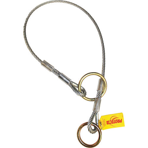 Cable Dual-Ring Adaptor, Tie-Off, Temporary Use Waymarc Industries Inc