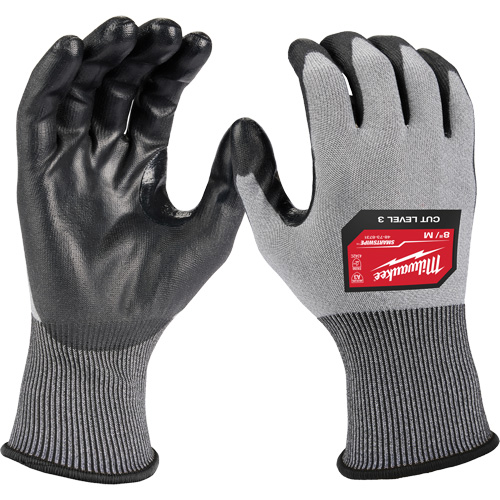 High Dexterity Gloves, Size X-Large, 18 Gauge, Polyurethane Coated, Polyethylene Shell, ANSI/ISEA 105 Level 4 Waymarc Industries Inc