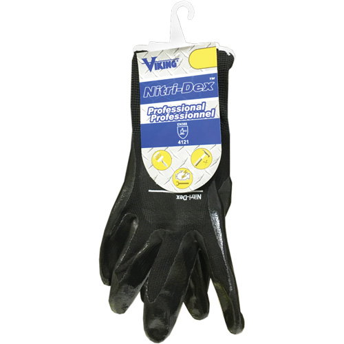 Nitri-Dex Work Gloves, Size 7, Nitrile Coated, Polyester Shell, EN 388 Level 1 Waymarc Industries Inc