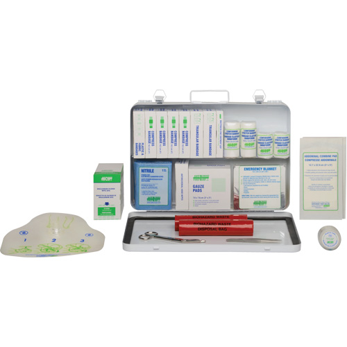First Aid Kit, Meets CSA Z1220-17 Type 2 Low-Risk Environment, Medium (26-50 Workers) Waymarc Industries Inc