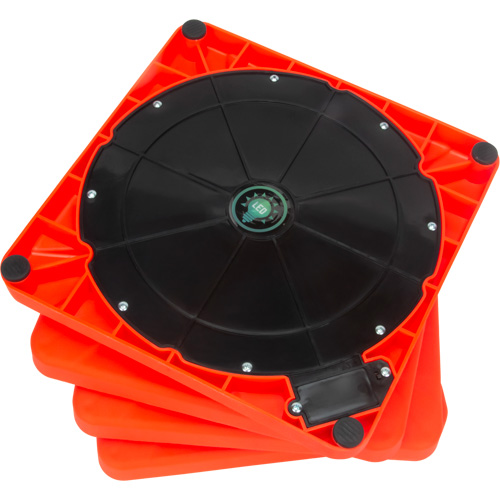 C&ocirc;ne de signalisation repliable, 28" h, Orange Waymarc Industries Inc