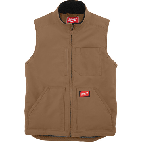 Veste doubl&eacute;e en sherpa ultra-r&eacute;sistante, Hommes, Petit, Brun Waymarc Industries Inc
