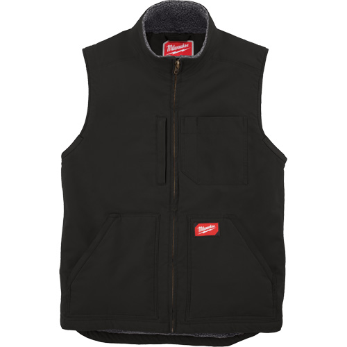 Veste doubl&eacute;e en sherpa ultra-r&eacute;sistante, Hommes, Petit, Noir Waymarc Industries Inc
