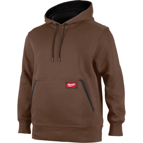 Midweight Pullover Hoodie, Men's, Small, Brown Waymarc Industries Inc