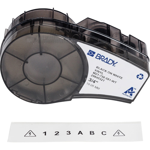 Repositionable Multi-Purpose Labels with Ribbon, Black Waymarc Industries Inc