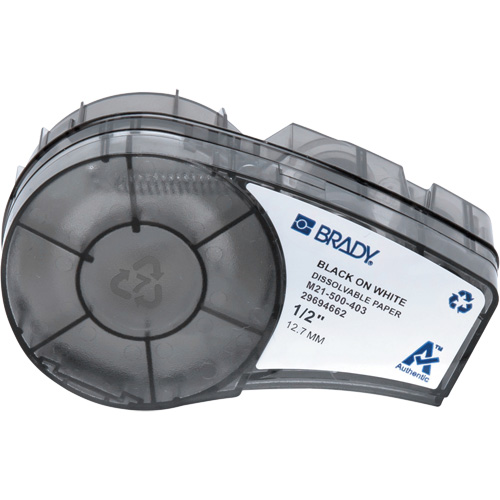 Water Soluble Labels with Ribbon, Black Waymarc Industries Inc