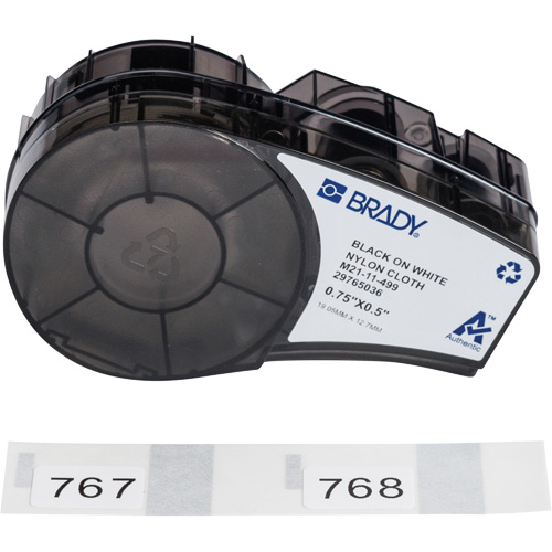 Aggressive Adhesive Multi-Purpose Labels with Ribbon, Black Waymarc Industries Inc