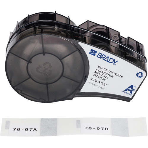 Harsh Environment Multi-Purpose Labels with Ribbon, Black Waymarc Industries Inc