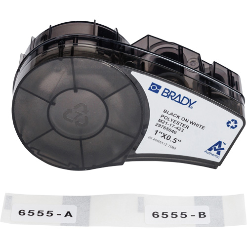 Harsh Environment Multi-Purpose Labels with Ribbon, Black Waymarc Industries Inc