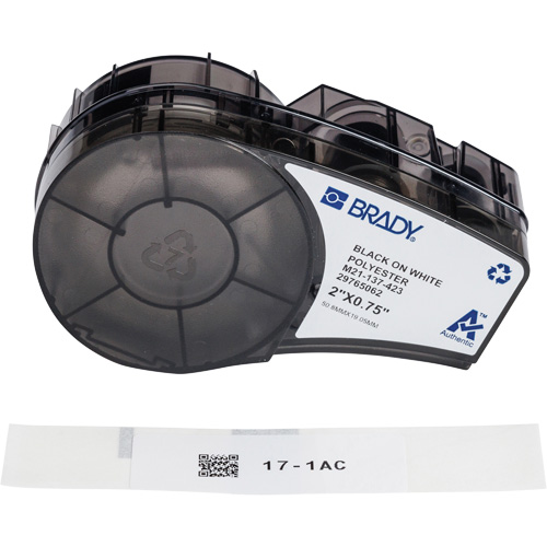 Harsh Environment Multi-Purpose Labels with Ribbon, Black Waymarc Industries Inc
