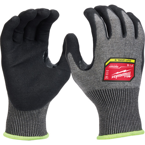 Gants enduits par trempage &agrave; dext&eacute;rit&eacute; &eacute;lev&eacute;e, Taille Petit, Calibre 18, Rev&ecirc;tement Nitrile, Enveloppe en Nylon/Poly&eacute;thyl&egrave;ne/Tungst&egrave;ne, ASTM ANSI niveau A9/EN 388 niveau F Waymarc Industries Inc