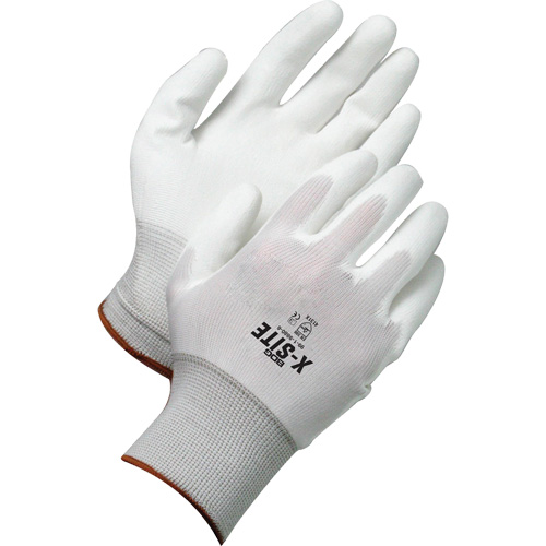 X-Site Coated Gloves, 6/X-Small, Polyurethane Coating, Nylon Shell Waymarc Industries Inc
