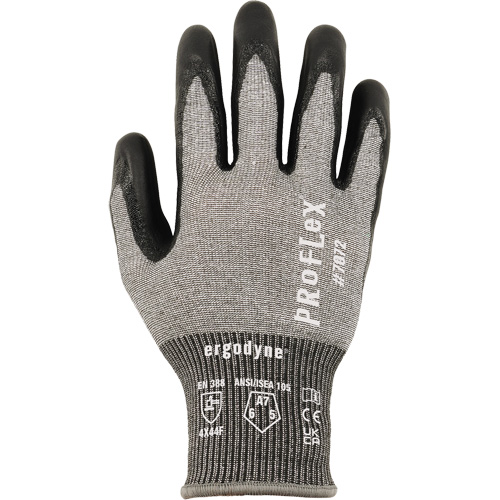 Gants r&eacute;sistant &agrave; la coupe Proflex 7072, Taille Petit, Calibre 18, Rev&ecirc;tement Nitrile, Enveloppe en PEHP/Tungst&egrave;ne, ASTM ANSI niveau A7/EN 388 niveau F Waymarc Industries Inc