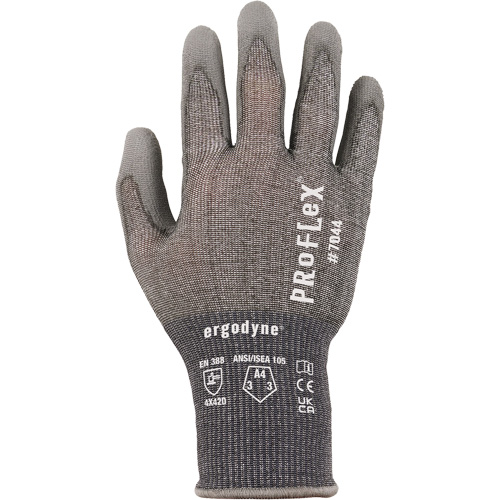 Gants r&eacute;sistant &agrave; la coupe Proflex 7025, Taille Petit, Calibre 18, Rev&ecirc;tement Polyur&eacute;thane, Enveloppe en Nylon/PEHP/Spandex, ASTM ANSI niveau A2/EN 388 niveau B Waymarc Industries Inc