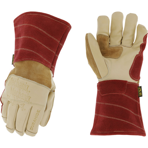Flux Torch Welding Gloves, Grain Cowhide, Size 8 Waymarc Industries Inc