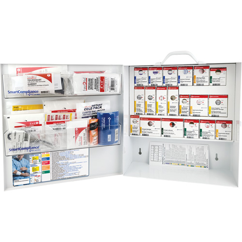 SmartCompliance&reg; First Aid Cabinet, Meets CSA Z1220-17 Type 3 High-Risk Environment, Small (2-25 Workers) Waymarc Industries Inc