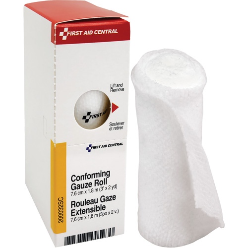 SmartCompliance&reg; Refill Conforming Stretch Gauze Bandage, Roll, 6' L x 3" W, Sterile, Medical Device Class 1 Waymarc Industries Inc