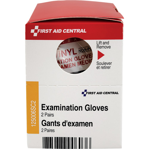 SmartCompliance&reg; Refill Examination Gloves, Vinyl, Powder-Free, Clear, Class 2 Waymarc Industries Inc