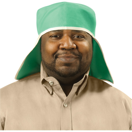Weldlite Welding Cap With Neck Drape, One Size, Green Waymarc Industries Inc