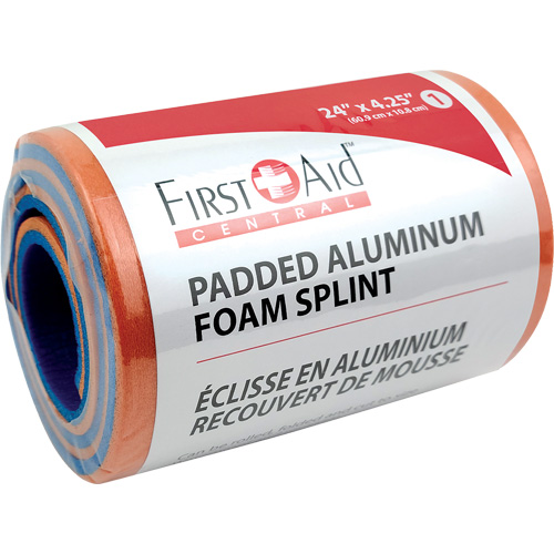 Splint, Multipurpose, Aluminum Foam Padded, 24", Non-Medical Waymarc Industries Inc