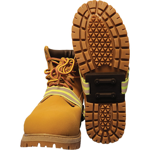 Dispositif de traction &agrave; semelle interm&eacute;diaire avec talon d&eacute;fini Icetred, Caoutchouc/Carbure de tungst&egrave;ne, Traction Crampon, Taille unique Waymarc Industries Inc