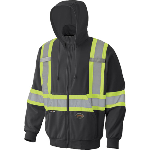 6942 Zip Style Hoodie, Small, Black Waymarc Industries Inc