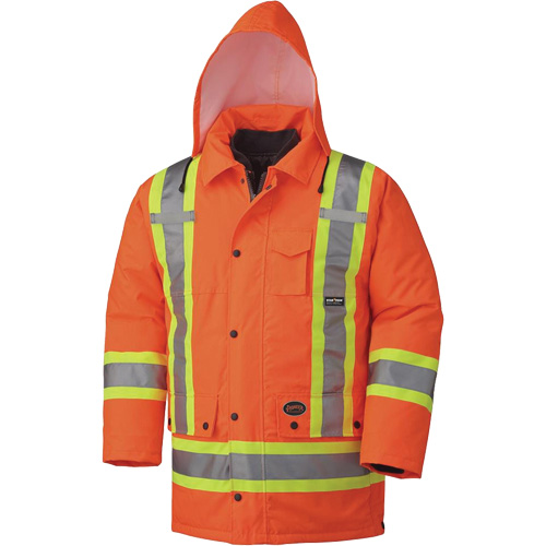 5020 Waterproof 7-in-1 Parka, High Visibility Orange, Small Waymarc Industries Inc