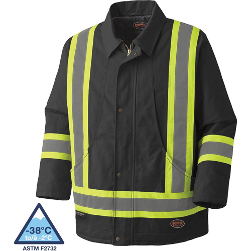 5535BKA Quilted Duck Parka, Black, X-Small Waymarc Industries Inc