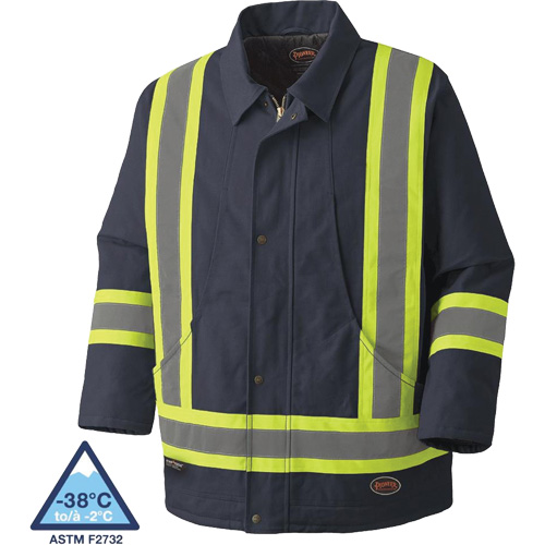 5535A Quilted Duck Parka, Navy Blue, Small Waymarc Industries Inc