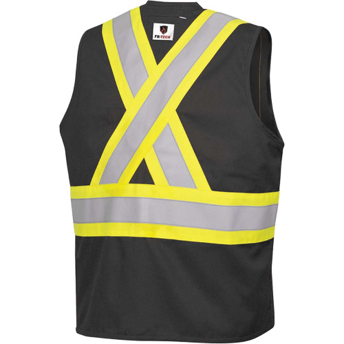 7729 Veste r&eacute;sistante aux arcs &eacute;lectriques FR-Tech, Petit, Noir, 10 cal/cm² Waymarc Industries Inc