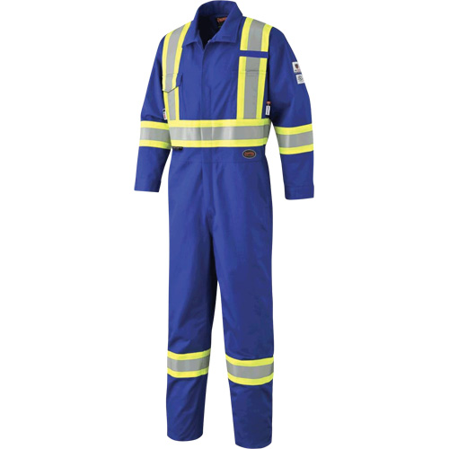 7704 Combinaison &agrave; haute visibilit&eacute; FR-Tech, Taille 42, Bleu royal, 10 cal/cm²/9,7 cal/cm² Waymarc Industries Inc