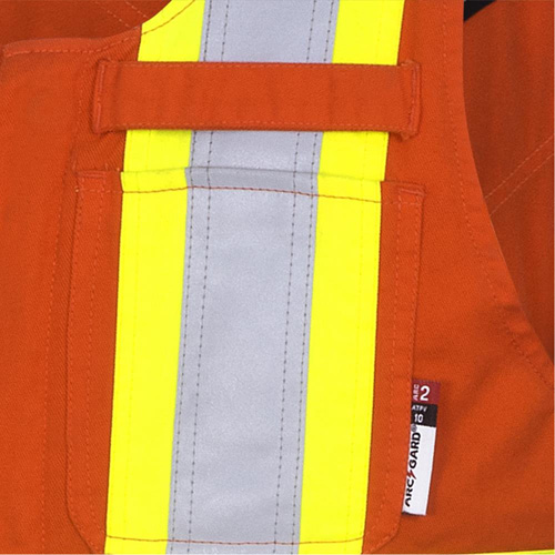 7712 Combinaison ignifuge FR-Tech, Petit, Orange haute visibilit&eacute; Waymarc Industries Inc