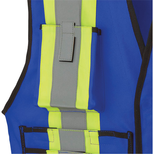 7733 Veste d'arpenteur ignifuge et r&eacute;sistant aux arcs &eacute;lectriques FR-Tech, Petit, Bleu royal, 9,7 cal/cm² Waymarc Industries Inc