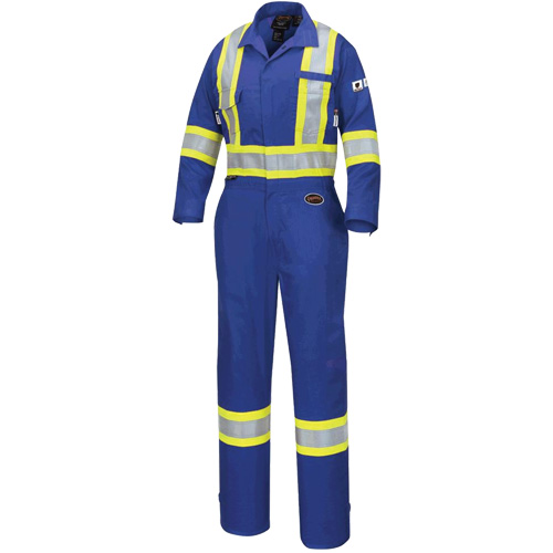 7704W Combinaison FR-Tech ignifuge/contre les arcs pour femme, Taille T-petit, Bleu royal, 10 cal/cm² Waymarc Industries Inc