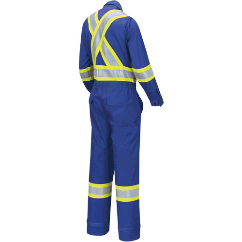 7704W Combinaison FR-Tech ignifuge/contre les arcs pour femme, Taille T-petit, Bleu royal, 10 cal/cm² Waymarc Industries Inc