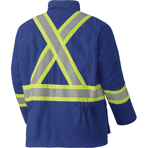 5523 Manteau de s&eacute;curit&eacute; ignifuge, Petit, Bleu royal, 58 cal/cm² Waymarc Industries Inc