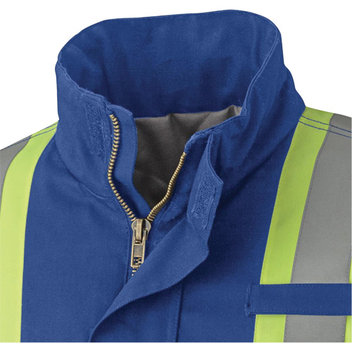 5523 Manteau de s&eacute;curit&eacute; ignifuge, Petit, Bleu royal, 58 cal/cm² Waymarc Industries Inc